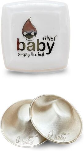 Silver Nursing Cups, Silver Cups, Nipple Shields for Nursing Newborn, Nipple Guards, Nipple Covers Breastfeeding, Nipple Covers Breastfeeding, 925 Silver in Saudi Arabia