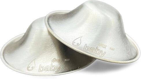 Silver Nursing Cups, Silver Cups, Nipple Shields for Nursing Newborn, Nipple Guards, Nipple Covers Breastfeeding, Nipple Covers Breastfeeding, 925 Silver in Saudi Arabia