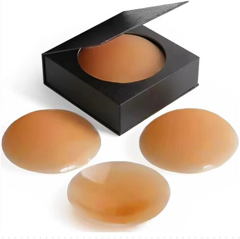 Nipple Cover - Sticky Adhesive Silicone Nipple Pasties - Reusable Pasty Nipple Covers for Women Nude in Saudi Arabia