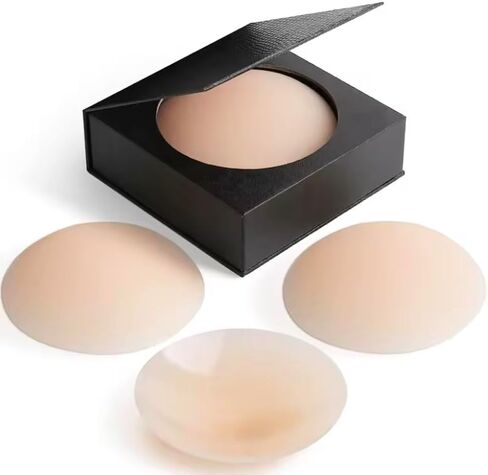 Nipple Cover - Sticky Adhesive Silicone Nipple Pasties - Reusable Pasty Nipple Covers for Women Nude in Saudi Arabia
