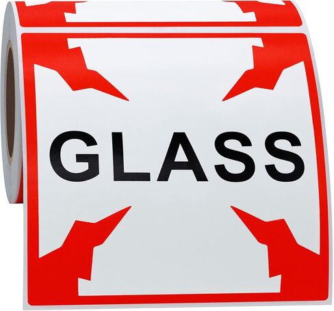 Square Stickers Indication Labels Smart Tags Gloss Paper, 100 Stickers, 4x4 inch, Cargo Aircraft Only in Saudi Arabia
