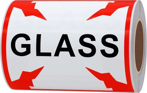 Square Stickers Indication Labels Smart Tags Gloss Paper, 100 Stickers, 4x4 inch, Cargo Aircraft Only in Saudi Arabia