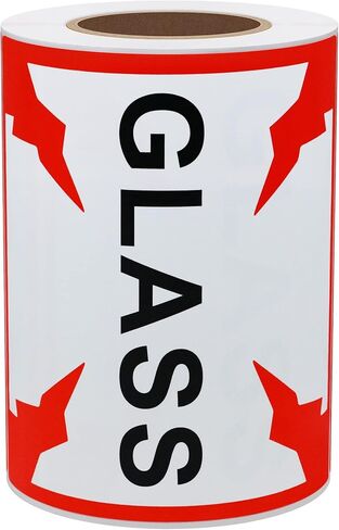 Square Stickers Indication Labels Smart Tags Gloss Paper, 100 Stickers, 4x4 inch, Cargo Aircraft Only in Saudi Arabia