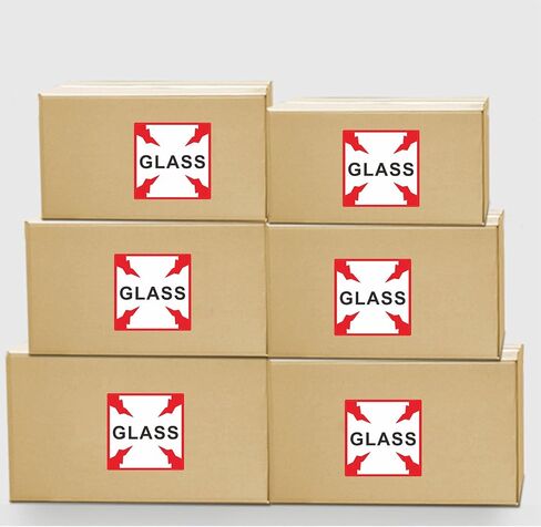 Square Stickers Indication Labels Smart Tags Gloss Paper, 100 Stickers, 4x4 inch, Cargo Aircraft Only in Saudi Arabia