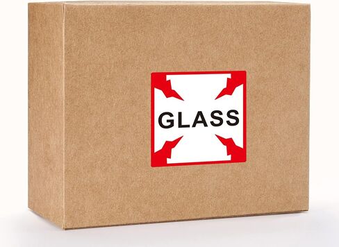 Square Stickers Indication Labels Smart Tags Gloss Paper, 100 Stickers, 4x4 inch, Cargo Aircraft Only in Saudi Arabia