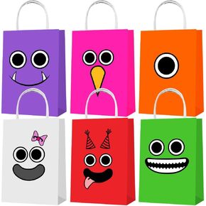 Minamihong Party Favor Bags 12PCS for Garden Gift Bags Goodie Bags Garden Treat Candy Bags for Garden Themed Kids Boys Girls Birthday Party Supplies Decorations