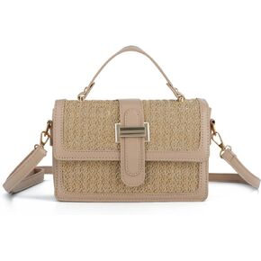 Summer Straw Crossbody Bags for women Trendy Woven Handbags Straw Clutch purses for Vacation