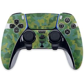 MightySkins Skin Compatible with PS5 DualSense Edge Controller - Verde Camouflage | Protective, Durable, and Unique Vinyl Decal wrap Cover | Easy to Apply & Change Styles | Made in The USA
