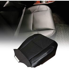 Leather Black # 194 196 197 Driver or Passenger Side Bottom Seat Cover Fit for Cadillac Escalade 2007-2014 Fit for Chevy Tahoe Suburban Avalanche Silverado Yukon Sierra 2007-2014