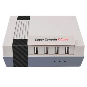 وحدة تحكم ألعاب Kinhank Retro، وحدة تحكم Super Console X Cube Emulator مع أكثر من 52,000 لعبة فيديو، وحدات تحكم ألعاب تدعم إخراج 4K HD، 4 منافذ USB، ما يصل إلى 5 لاعبين، LAN/WiFi، 2 لوحة ألعاب، أفضل الهدايا in Kuwait
