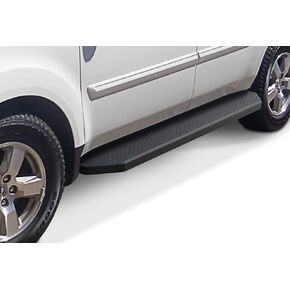 APS Black Running Boards Style Compatible with Honda Pilot 2009-2015 & Acura MDX 2009-2013 (Nerf Bars Side Steps) 6in Wide