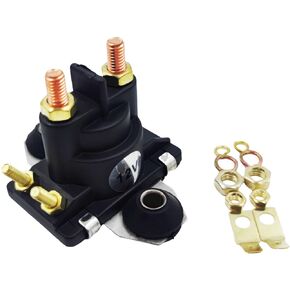 12V 4-Terminal Starter Solenoid Relay Fit for Mercury Marine Outboard 1987-2003 20HP 25HP 40HP 45HP 50HP 60HP 65HP 70HP 80HP 90HP 89-818997A1 89-818999A2 65W-81941-00-00 67-725 SW-099 SW099
