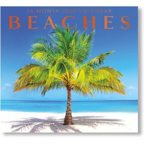 Beaches 2024 Full Size Wall Calendar for Planning, Scheduling, and Organizing in Kuwait