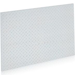 36 x 24 x 0.063 Inches Aluminum Diamond Plate Sheet Metal Aluminum Sheet Flat Metal Sheets Tread Diamond Plate Panel for Cutting Processing