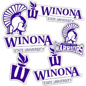 Desert Cactus Winona State University Sticker WSU Warriors Stickers Vinyl Decals Laptop Water Bottle Car Scrapbook T2 (Type 2)