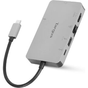 Targus USB C Docking Station, Alt Mode Single Video 4K HDMI/VGA, USB C Laptop Docking Station, 3 Port USB Docking Station for Mac, Windows, Chrome OS, HDMI Hub for Single Monitor (DOCK419USZ)