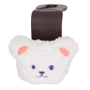 Car Headrest Hook,Cute Plush Car Bag Hook Hangers Storage for Purse Coats Grocery Bags Handbag (Brown Bear)