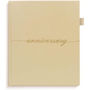 Elegant Wedding Anniversary Journal - Capturing the Essence of Your Love Story, Wedding Scrapbook Marriage Memory Book & Photo Album, Perfect Wedding Gifts for Couple (White)