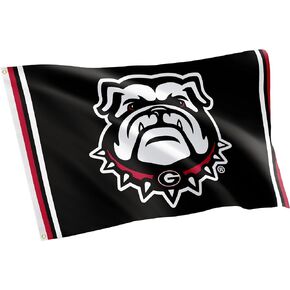 Desert Cactus University of Georgia Flag Bulldogs UGA Dawgs Flag Banners 100% Polyester Indoor Outdoor 3x5 feet Flags (Design J)