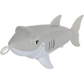 Mozlly Shark Pullback String Water Toy Fun Bath Time Motorized Moving Nautical Animal Summer Party Favor Treat Loot Bag Filler Swimming Pool Kiddie Playset for Babies, Toddlers, Kids - 5.5", 3pcs/Set