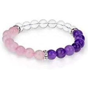 Gemstone Bracelets for Women & Men, Healing Crystal Bracelet for Meditation, Reiki & Yoga, Gemstone Beaded Bracelet of Birthstones For Chakra Healing & Positivity