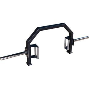 Body-Solid (OTB100) Olympic Shrug Bar - Hex Barbell for Weight Lifting, Trap Bar Deadlifts, Open Hex Bar & Deadlift Barbell, Ideal for Hex Bar Deadlift Workouts, 100lbs. Weights Plate Capacity