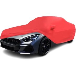 Custom Fit Indoor Full Car Cover Dust-Proof Protection Compatible with BMW Z4 2010-2022 Convertible 2-Door (Red)