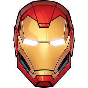 أقنعة ورقية من Marvel Avengers Powers Unite - 7.3 بوصة × 9.8 بوصة (8 قطع) - مثالية للاحتفالات ذات الطابع الخاص ومتعة الحفلات التنكرية