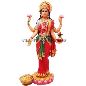 Pacific Giftware Beautiful Lakshmi Statue Deity of Beauty Hindu Goddess of Wealth Prosperity