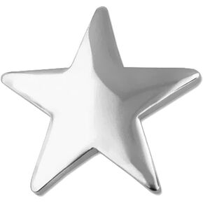 PinMart's Classic Shiny Silver Star Lapel Pin Employee Student Recognition Gift