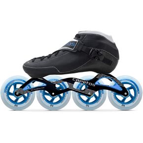 Speed Inline Racing Skates - Carbon Fiber Composite Speed Skate for Men, Women, and Kids - Indoor/Outdoor Skating