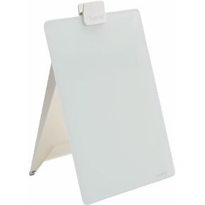 Quartet Glass Whiteboard Desktop Easel, 9" x 11", Dry Erase Surface, White (GDE119) New