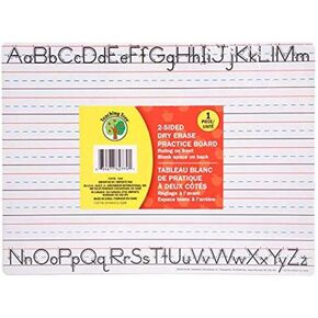 2 Sided Dry Erase Board Eraser Marker Hand Writing Practice