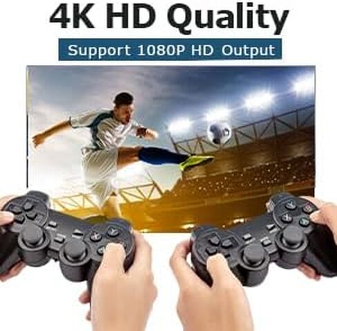 وحدة تحكم ألعاب Kinhank Retro، وحدة تحكم Super Console X Cube Emulator مع أكثر من 52,000 لعبة فيديو، وحدات تحكم ألعاب تدعم إخراج 4K HD، 4 منافذ USB، ما يصل إلى 5 لاعبين، LAN/WiFi، 2 لوحة ألعاب، أفضل الهدايا in Kuwait