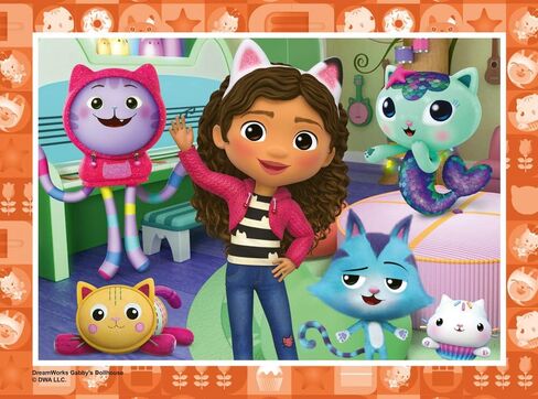 Ravensburger 3143 Gabby’s Dollhouse Jigsaw Puzzles for Kids Age 3 Years Up-4 in a Box (12, 16, 20, 24 Pieces) -Educational Toys for Toddlers in Saudi Arabia