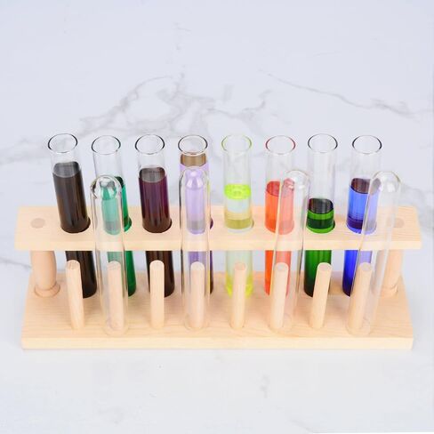 Glass Test Tubes, Pack of 100 Sturdy Round Bottom Clear Test Lab Tubes in Kuwait