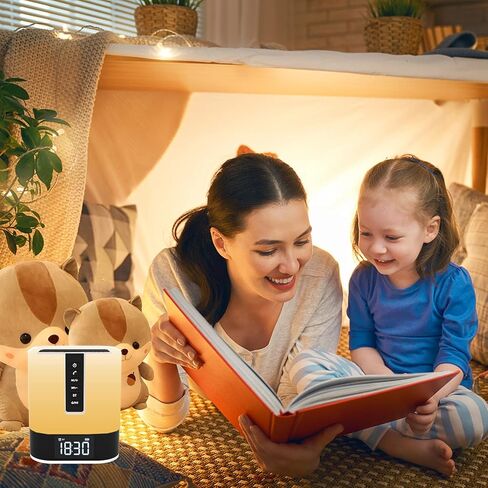 ساعة منبه بلوتوث للأطفال من وامجرا، مكبرات صوت بلوتوث 5 في 1 مع أضواء، 48 لونًا مصباح بجانب السرير يعمل باللمس، ساعة منبه للمراهقين، هدايا للفتيات المراهقات/الأولاد/الفتيات الجامعيات/الأخت/الابنة in Kuwait