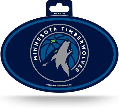 Rico Industries NBA Color Team Logo Oval Sticker in Saudi Arabia