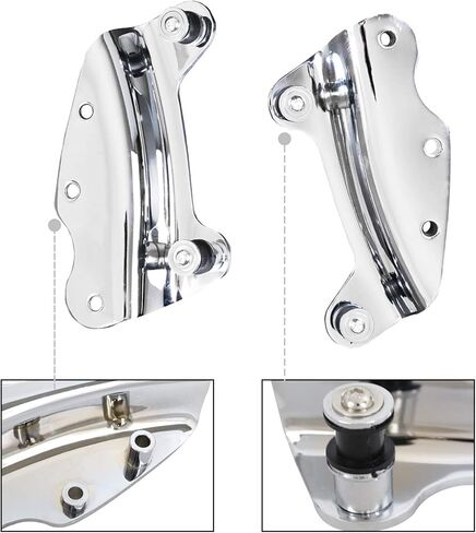 مجموعة أدوات الإرساء ذات 4 نقاط سوداء متوافقة مع Touring Road King Road Glide Street Glide Electra Glide 2009-2013 in Kuwait