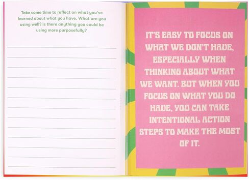Ban.do Wellness Workbook, Guided Journal with Over 280 Pages, Mindfulness Journal Includes Sections on Goals/Exploration/Action/Relaxation and Daily Check-ins, Feel Your Best (Pink) in Kuwait