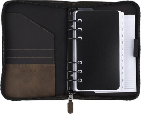 AT-A-GLANCE Simulated Leather Undated Starter Set, 43184 DAY-TIMER, Desk Size, Distressed Brown (031-0140-04) in Saudi Arabia