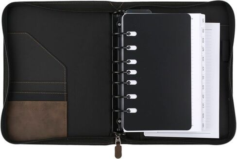 AT-A-GLANCE Simulated Leather Undated Starter Set, 43184 DAY-TIMER, Desk Size, Distressed Brown (031-0140-04) in Saudi Arabia