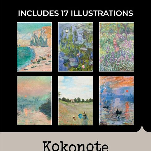 Kokonote Japanese Art Planner 2024-2025 | 17 Months Academic Planner Week To View | August 2024 - December 2025 | Planner 2024-2025 Daily Weekly and Monthly | Weekly Academic Planner in Saudi Arabia