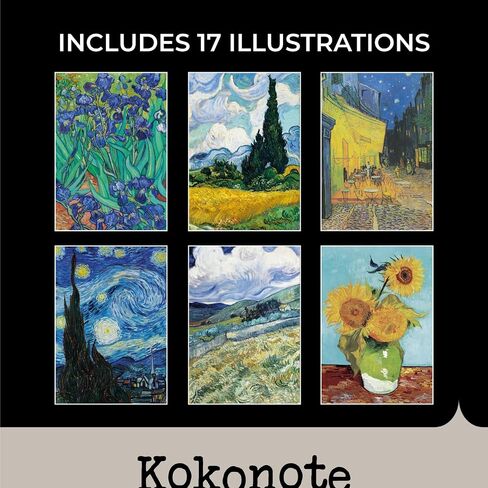 Kokonote Japanese Art Planner 2024-2025 | 17 Months Academic Planner Week To View | August 2024 - December 2025 | Planner 2024-2025 Daily Weekly and Monthly | Weekly Academic Planner in Saudi Arabia