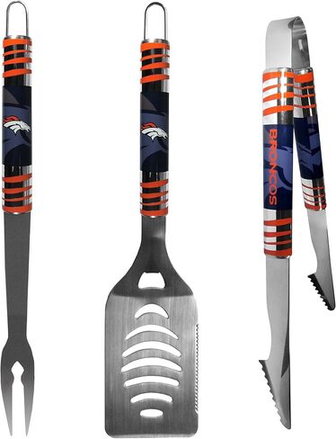 NFL Siskiyou Sports Fan Shop Denver Broncos Tailgater BBQ Set 3 piece Team Color in Saudi Arabia