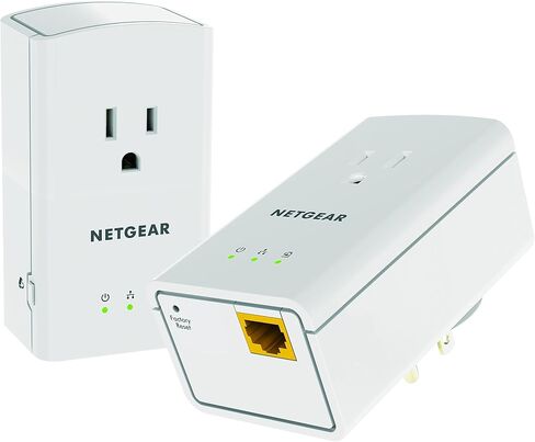 NETGEAR Powerline 500 1-Port Extra Outlet Essentials Edition Starter Kit (XAVB5421) in Saudi Arabia