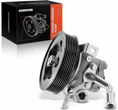 A-Premium Power Steering Pump, with Pulley, Compatible with Nissan Frontier 2005-2019, Pathfinder 2005-2012, Xterra 2005-2015 & Suzuki Equator 2009-2012, 4.0L, Replace# 491109CA0A, 49110EA200 in Saudi Arabia