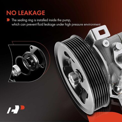 A-Premium Power Steering Pump, with Pulley, Compatible with Nissan Frontier 2005-2019, Pathfinder 2005-2012, Xterra 2005-2015 & Suzuki Equator 2009-2012, 4.0L, Replace# 491109CA0A, 49110EA200 in Saudi Arabia