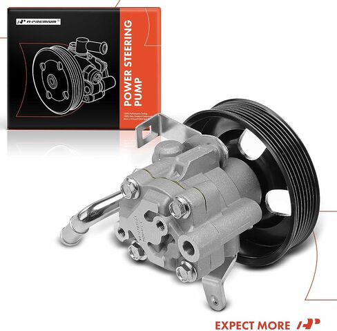 A-Premium Power Steering Pump, with Pulley, Compatible with Nissan Frontier 2005-2019, Pathfinder 2005-2012, Xterra 2005-2015 & Suzuki Equator 2009-2012, 4.0L, Replace# 491109CA0A, 49110EA200 in Saudi Arabia