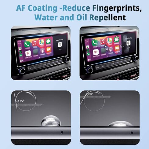 SHAOHAO 2 Pcs for 2023 Hyundai Kona Screen Protector for 2022 2023 Hyundai Kona Accessories (SE/SEL), Kona EV SEL 8 Inch Touch Screen High Transparent Anti Fingerprint Protective Film in Saudi Arabia